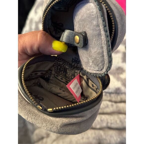 Juicy Couture vintage small velour circle  Jewelry Box bag pouch Case & Storage - Picture 6 of 9